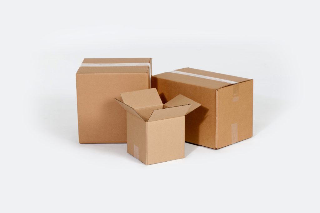 12 3/4 x 6 3/8 x 13 1/2 32ECT Master Carton holds 4-Pack of 6x6x6 Boxes