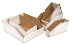 4 x 18 x 4 1/2" Open Top Bin Box