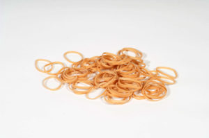 17" x 1/4" Industrial Large Size Rubber Bands (25lbs./case)