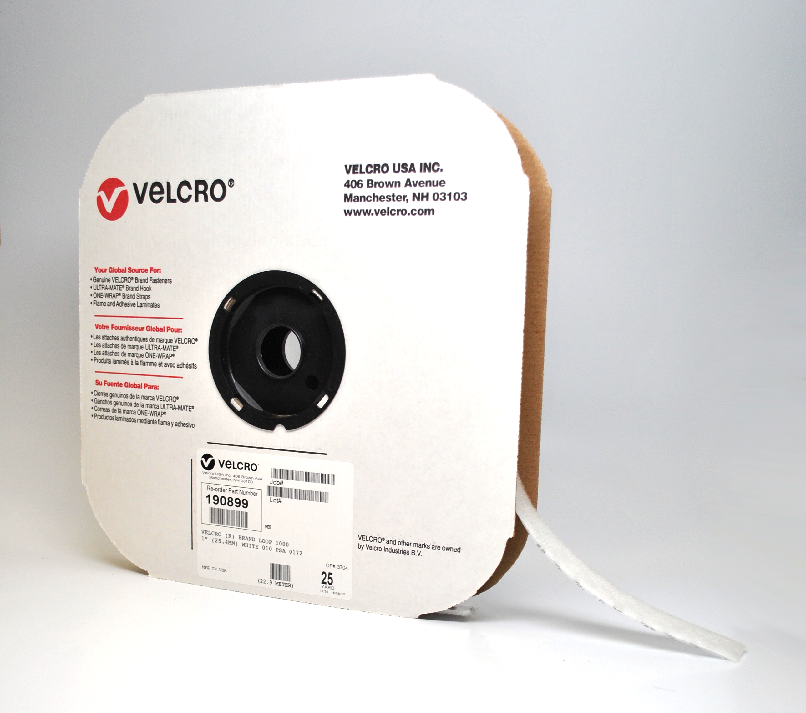 Velcro Brand Loop 1000 PSA 72 - 25 Yard Roll 1 / Black