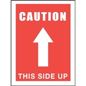 #DL1491 3 x 5" Caution This Side Up (Arrow) Label