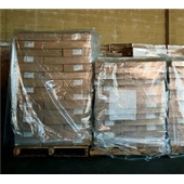 51 x 49 x 73" 3 Mil Clear Pallet Covers/Bin Liners (50/roll)