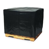 51 x 49 x 73" 3 Mil Black Pallet Covers/Bin Liners with UVI Additive (50/case)