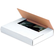 17 1/8 x 14 1/8 x 2" White Easy-Fold Mailers