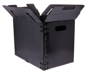 20x14x10 Corrugated Plastic L-Lock Top Box - Min. Order: 225, Pallet Qty: 225