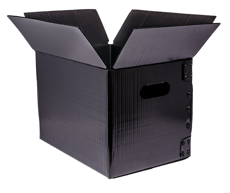 19.5x13.5x13.5 Corrugated Plastic Standard Top Box - Min. Order: 100, Pallet Qty: 100