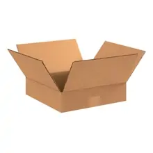 11 x 11 x 3" Flat Corrugated Boxes