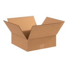 12 x 12 x 4" Flat Corrugated Boxes