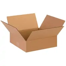 13 x 13 x 4" Flat Corrugated Boxes