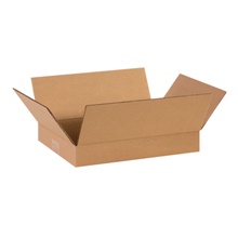 14 x 10 x 2" Flat Corrugated Boxes