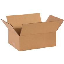 14 x 10 x 5" Flat Corrugated Boxes