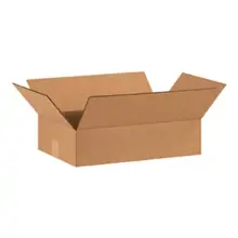 15 x 10 x 4" Flat Corrugated Boxes