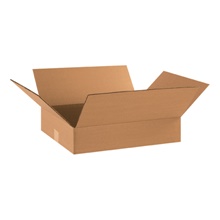 18 x 14 x 4" Flat Corrugated Boxes