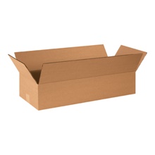 24 x 10 x 4" Flat Corrugated Boxes