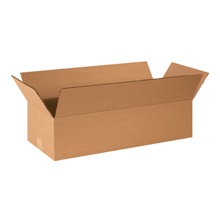 24 x 10 x 6" Flat Corrugated Boxes