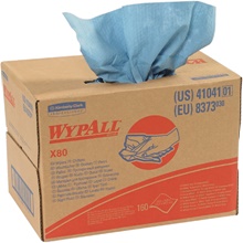 Kimberly Clark® WypALL® X80 12.5 x 16.8" Heavy-Duty Wipers Dispenser Box