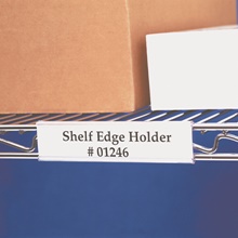 3 x 1 5/16 Angled Wire-Rac™ Snap-On Label Holders