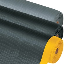 4 x 6' Black/Yellow Economy Anti-Fatigue Mat