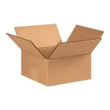 8 x 8 x 4" Flat Corrugated Boxes