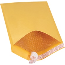 10 1/2 x 16" Kraft (Freight Saver Pack) #5 Self-Seal Bubble Mailers