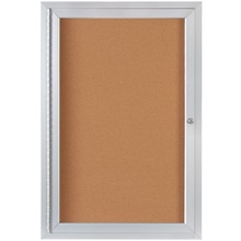 2 x 3' Enclosed Cork Board with Aluminum Frame
