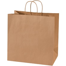13 x 7 x 13" Kraft Shopping Bags