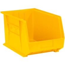 18 x 11 x 10" Yellow Plastic Stack & Hang Bin Boxes