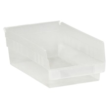 11 5/8 x 8 3/8 x 4" Clear Plastic Shelf Bin Boxes