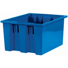 17 x 14 1/2 x 9 7/8" Blue Stack & Nest Containers