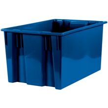 26 5/8 x 18 1/4 x 14 7/8" Blue Stack & Nest Containers