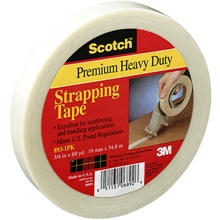 1/2" x 60 yds. (12 Pack) Scotch® Filament Tape 893