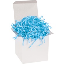 10 lb. Sky Blue Crinkle Paper