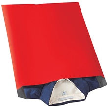 14 1/2 x 19" Red Poly Mailers