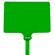 6" 120# Green Identification Cable Ties