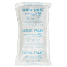 5 3/4 x 10 x 1 1/2" Tyvek® Clay Desiccants - 34 Gallon Drum