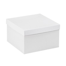 10 x 10 x 6" White Deluxe Gift Box Bottoms