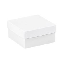 6 x 6 x 3" White Deluxe Gift Box Bottoms