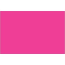 2 x 3" Fluorescent Pink Inventory Rectangle Labels