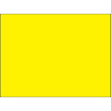 3 x 4" Fluorescent Yellow Inventory Rectangle Labels