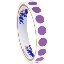 1/2" Purple Inventory Circle Labels