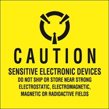 4 x 4" - "Sensitive Electronic Devices" Labels