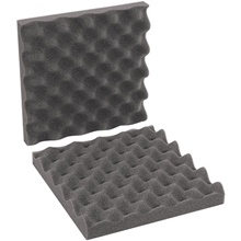 10 x 10 x 2" Charcoal Convoluted Foam Sets