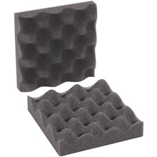 6 x 6 x 2" Charcoal Convoluted Foam Sets