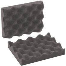 8 x 6 x 2" Charcoal Convoluted Foam Sets