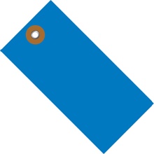 6 1/4 x 3 1/8" Blue Tyvek® Shipping Tags