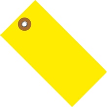 3 1/4 x 1 5/8" Yellow Tyvek® Shipping Tag