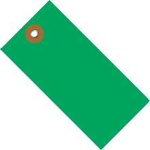 4 1/4 x 2 1/8" Green Tyvek® Shipping Tag