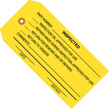 4 3/4 x 2 3/8" - "Inspected" Inspection Tags