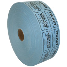 2” x 1 3/4” Blue Coupon/Raffle Tickets