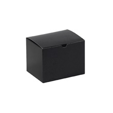 6 x 4 1/2 x 4 1/2" Black Gloss Gift Boxes